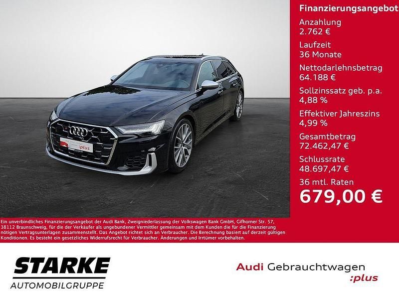 Mythosschwarz metallic Gebraucht 2024 Audi S6 Ambiente Kombi | 66.950 € (Fairer Preis) - Bild 1/4
