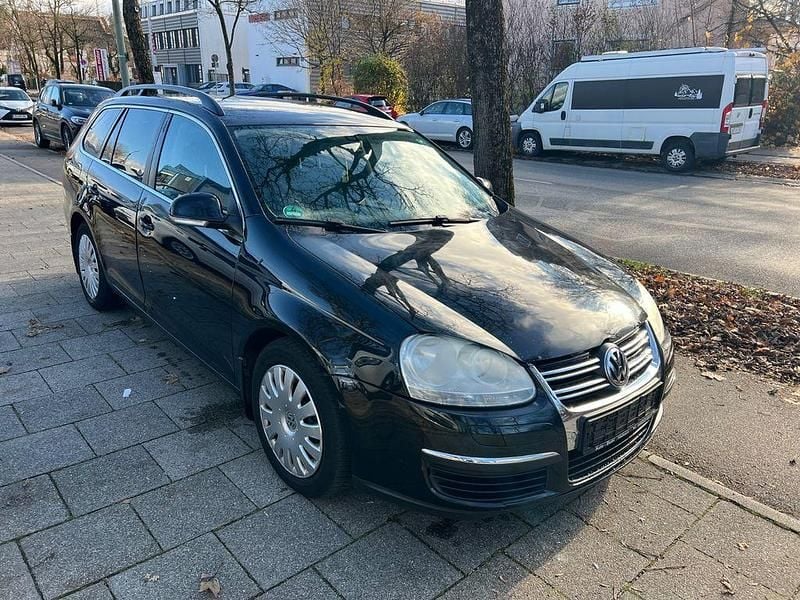 Schwarz Gebraucht 2009 VW Golf VI Comfortline Kombi | 1.990 € (Superpreis) - Bild 1/4