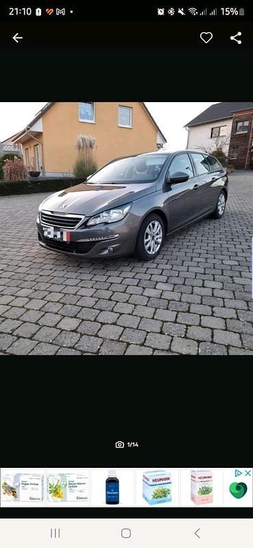 Grau Gebraucht 2016 Peugeot 308 Kombi | 8.000 € (Fairer Preis) - Bild 1/4