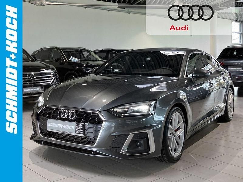 Grau Gebraucht 2022 Audi A5 Sportback S-Line Kleinwagen | 34.490 € (Guter Preis) - Bild 1/4