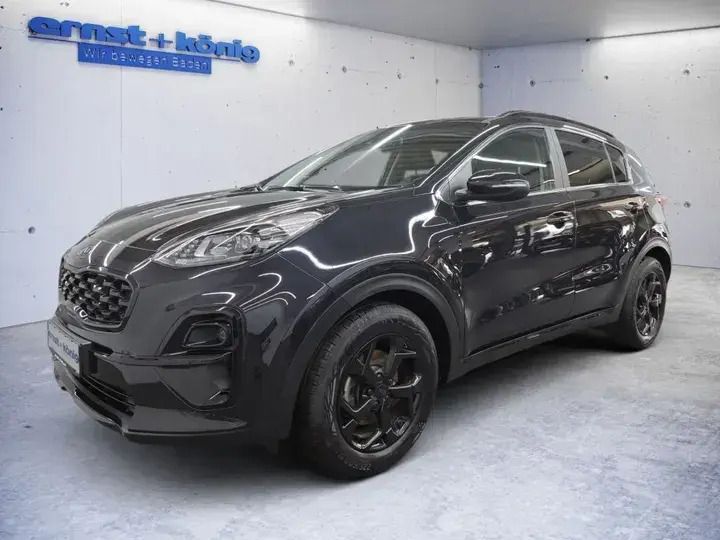 (1k) black pearl (metallic) Gebraucht 2021 Kia Sportage SUV | 21.990 € (Fairer Preis) - Bild 1/4