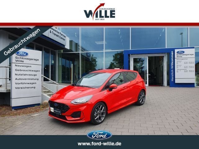 Rot Gebraucht 2023 Ford Fiesta ST-Line Kleinwagen | 22.950 € (Teuer) - Bild 1/4