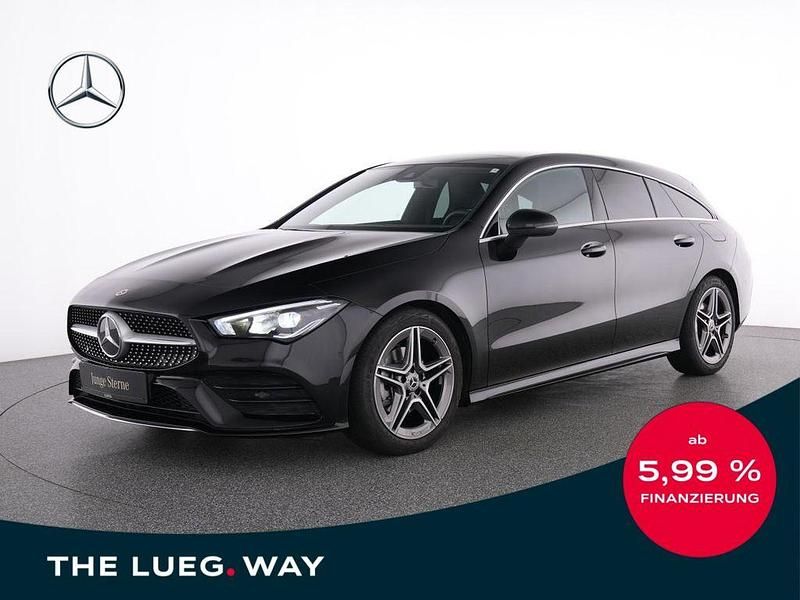 Metalliclack kosmosschwarz Gebraucht 2021 Mercedes CLA200 AMG Limousine | 29.885 € (Guter Preis) - Bild 1/4