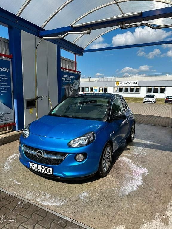 Blau Gebraucht 2016 Opel Adam Glam Kleinwagen | 6.900 € (Guter Preis) - Bild 1/4
