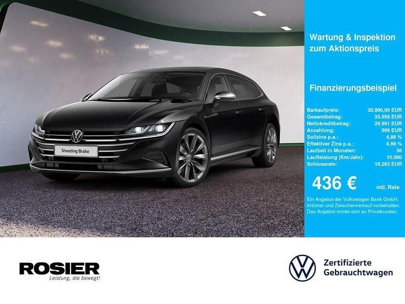 Grau / mangangrau Gebraucht 2021 VW Arteon Elegance Kombi | 30.990 € (Fairer Preis) - Bild 1/4