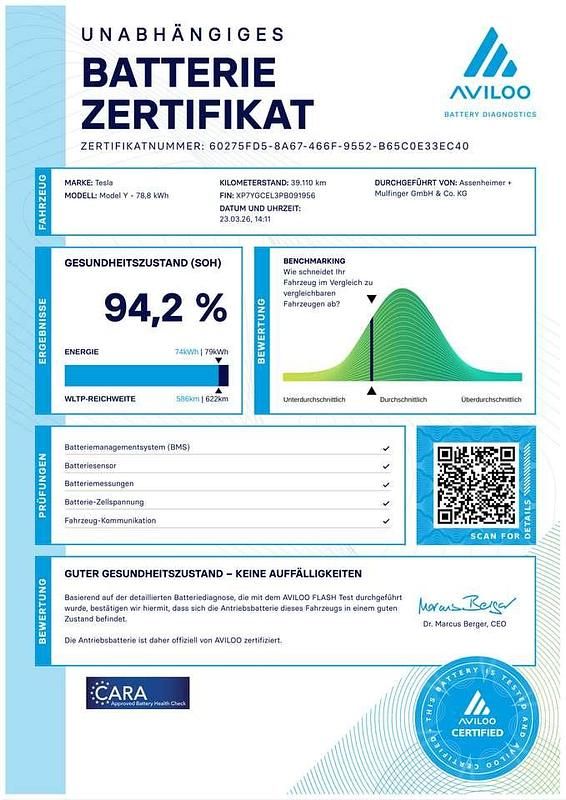 Gebraucht Tesla Model Y Performance 392 kW (534 PS) 2023 Solid black SUV