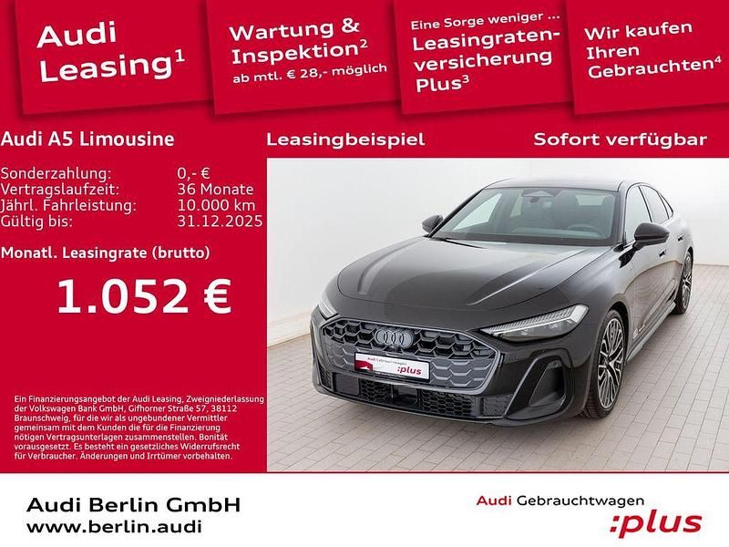 Mythosschwarz metallic Gebraucht 2025 Audi A5 Ambiente Coupé | 74.600 € (Fairer Preis) - Bild 1/3