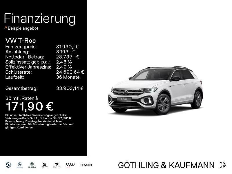 Pure white Gebraucht 2025 VW T-Roc IQ Drive SUV | 31.930 € (Fairer Preis) - Bild 1/4