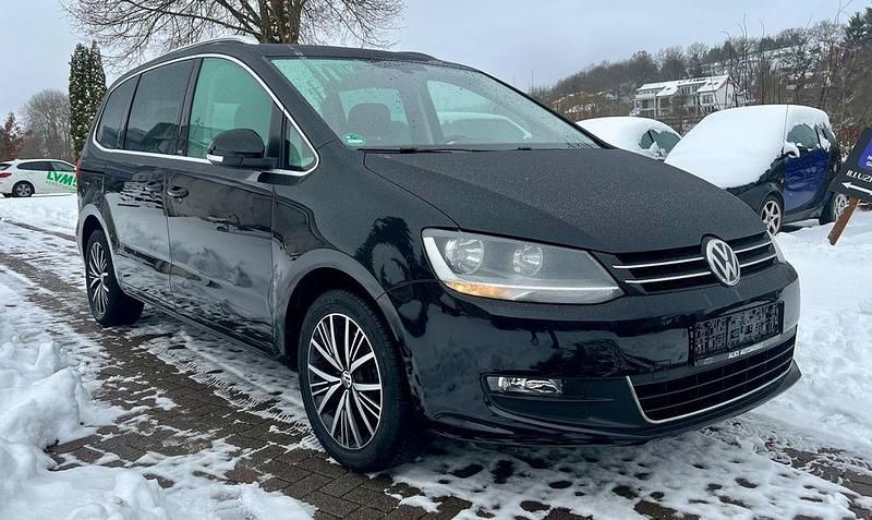 Gebraucht VW Sharan Allstar 150 PS (110 kW) 2017 Schwarz Van / Kleinbus