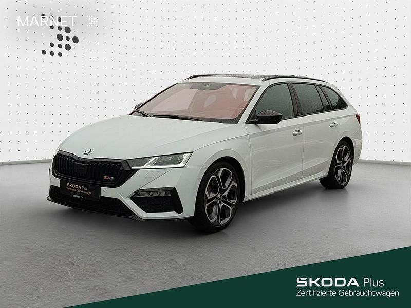 Moonweiß perleffekt Gebraucht 2022 Skoda Octavia RS Kombi | 34.490 € (Fairer Preis) - Bild 1/4