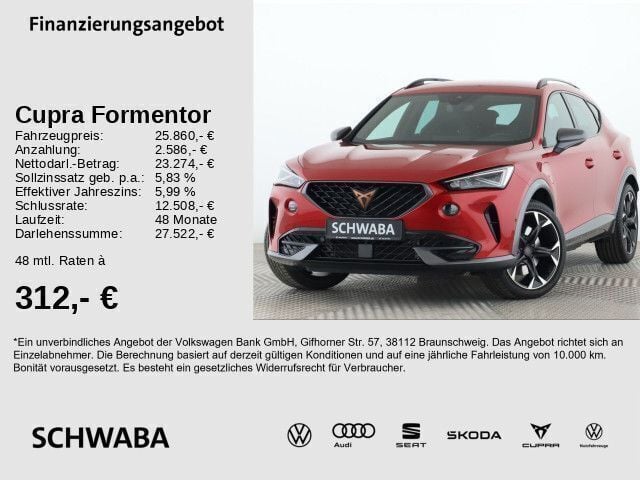 Rot Gebraucht 2022 Cupra Formentor VZ SUV | 26.290 € (Superpreis) - Bild 1/4
