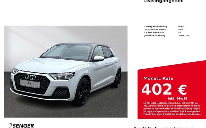 Gletscherweiß Gebraucht 2025 Audi A1 Sportback Sport Kleinwagen | 24.790 € (Fairer Preis) - Bild 1/4