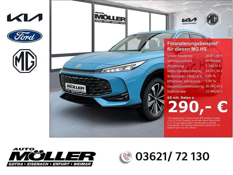 Blau Gebraucht 2025 MG HS Luxury SUV | 28.851 € (Fairer Preis) - Bild 1/4