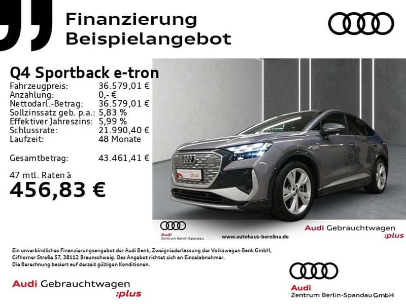 Gebraucht Audi Q4 e-tron S-Line 219 kW (299 PS) 2022 Taifungrau metallic SUV
