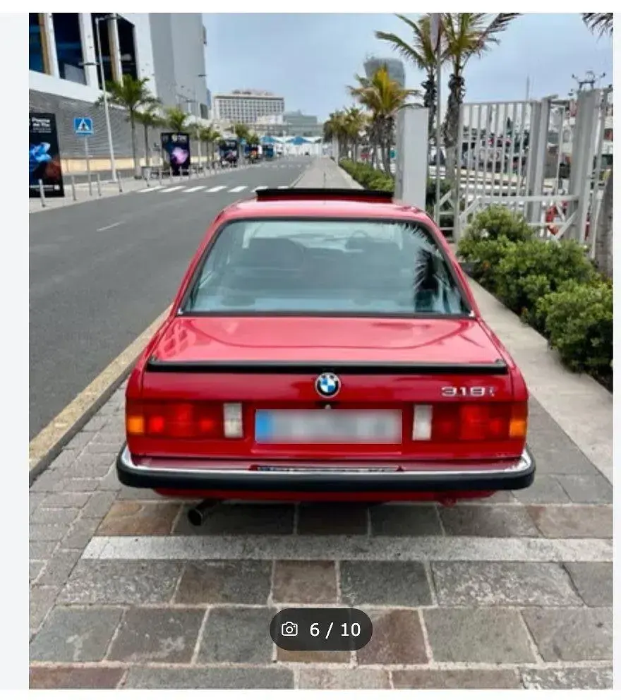 Gebraucht BMW 318 105 PS (77 kW) 1987 Rot Kleinwagen