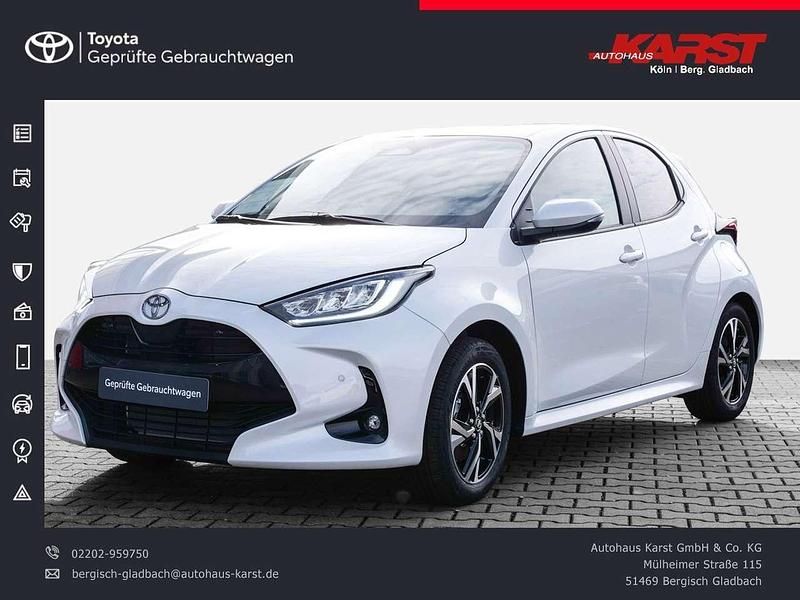 Platinumweiß perleffekt Neu 2025 Toyota Yaris Hybrid Comfort Kleinwagen | 25.845 € (Fairer Preis) - Bild 1/4
