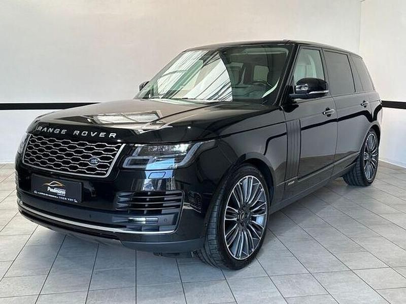 Schwarz Gebraucht 2021 Land Rover Range Rover Autobiography SUV | 74.990 € (Etwas zu teuer) - Bild 1/4