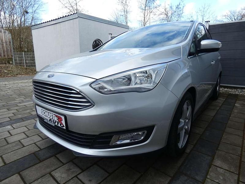 Gebraucht Ford C-MAX Titanium 125 PS (91 kW) 2019 Polarsilber metallic Van / Kleinbus