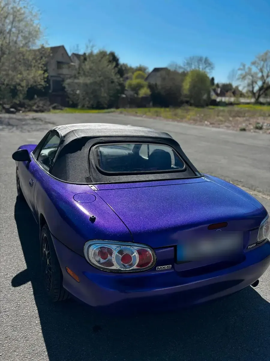 Gebraucht Mazda MX5 110 PS (80 kW) 1999 Violet Cabrio