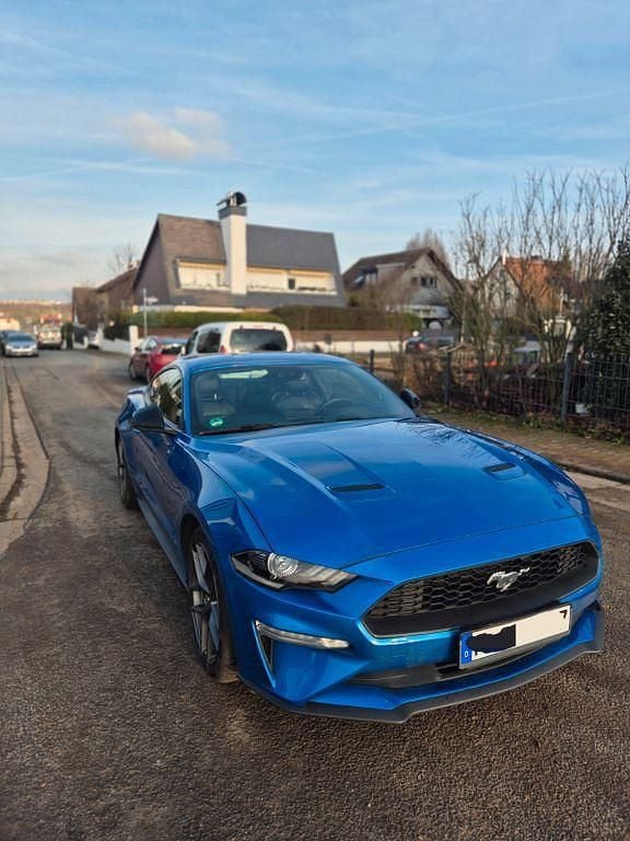 Blau Gebraucht 2021 Ford Mustang Coupé | 28.000 € (Fairer Preis) - Bild 1/4