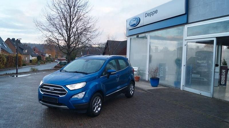 Blau Gebraucht 2018 Ford Ecosport Titanium SUV | 12.900 € (Fairer Preis) - Bild 1/4