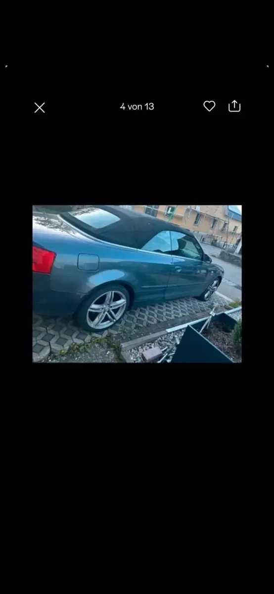 Używany Audi A4 Cabriolet S-Line 220 KM (161 kW) 2003 Szary Kabriolet