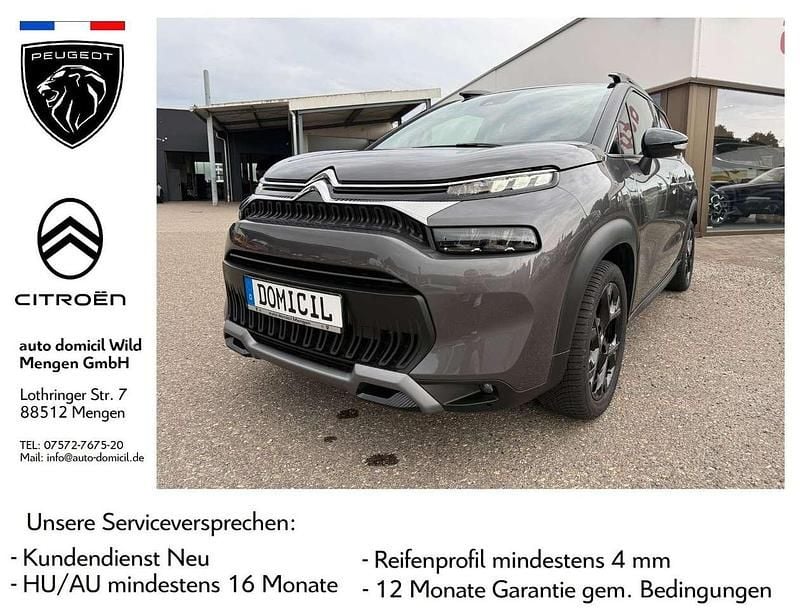 Platinumgrau metallic Gebraucht 2023 Citroën C3 Aircross Shine SUV | 21.780 € (Teuer) - Bild 1/4