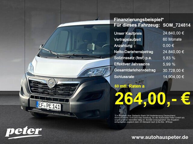Cassablanca weiß Gebraucht 2023 Opel Movano Van | 24.840 € (Superpreis) - Bild 1/4