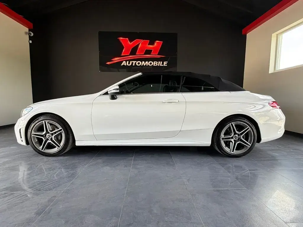 Gebraucht Mercedes C200 AMG 184 PS (135 kW) 2019 Weiß Cabrio