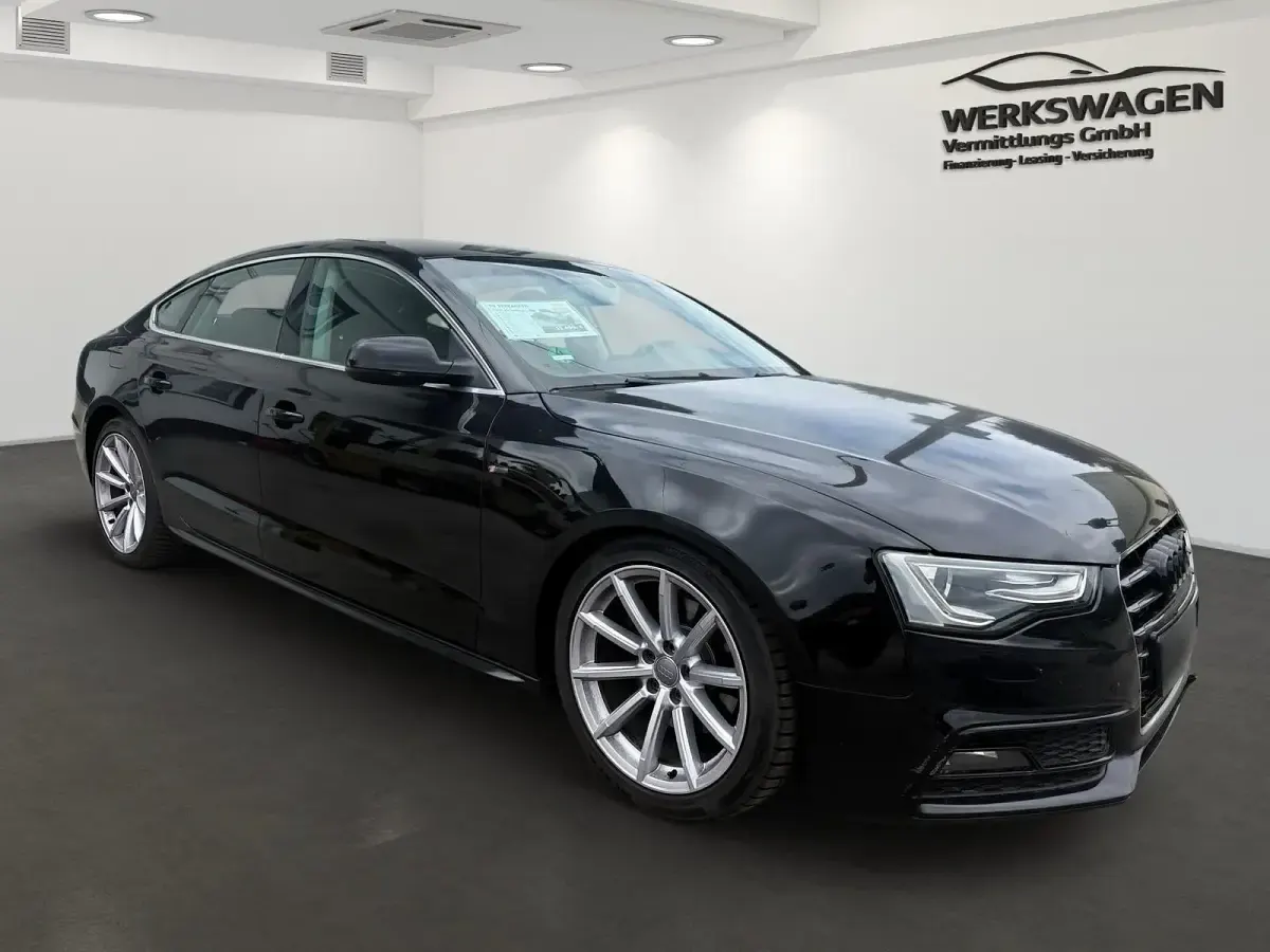 Gebraucht Audi A5 Sportback S-Line 145 PS (106 kW) 2015 Schwarz Kleinwagen
