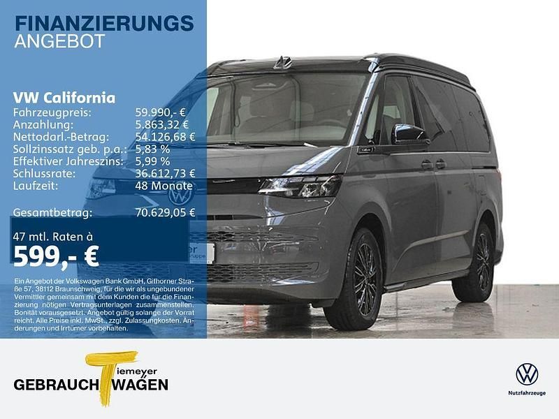 Neu VW California Beach 150 PS (110 kW) 2026 Grau Van
