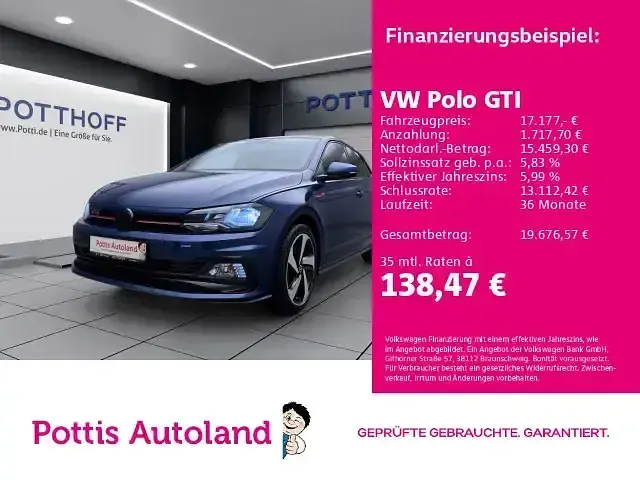 Gebraucht VW Polo GTI 200 PS (147 kW) 2020 Kleinwagen