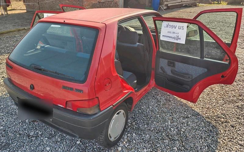 Gebraucht Peugeot 106 60 PS (44 kW) 1995 Rot Kleinwagen