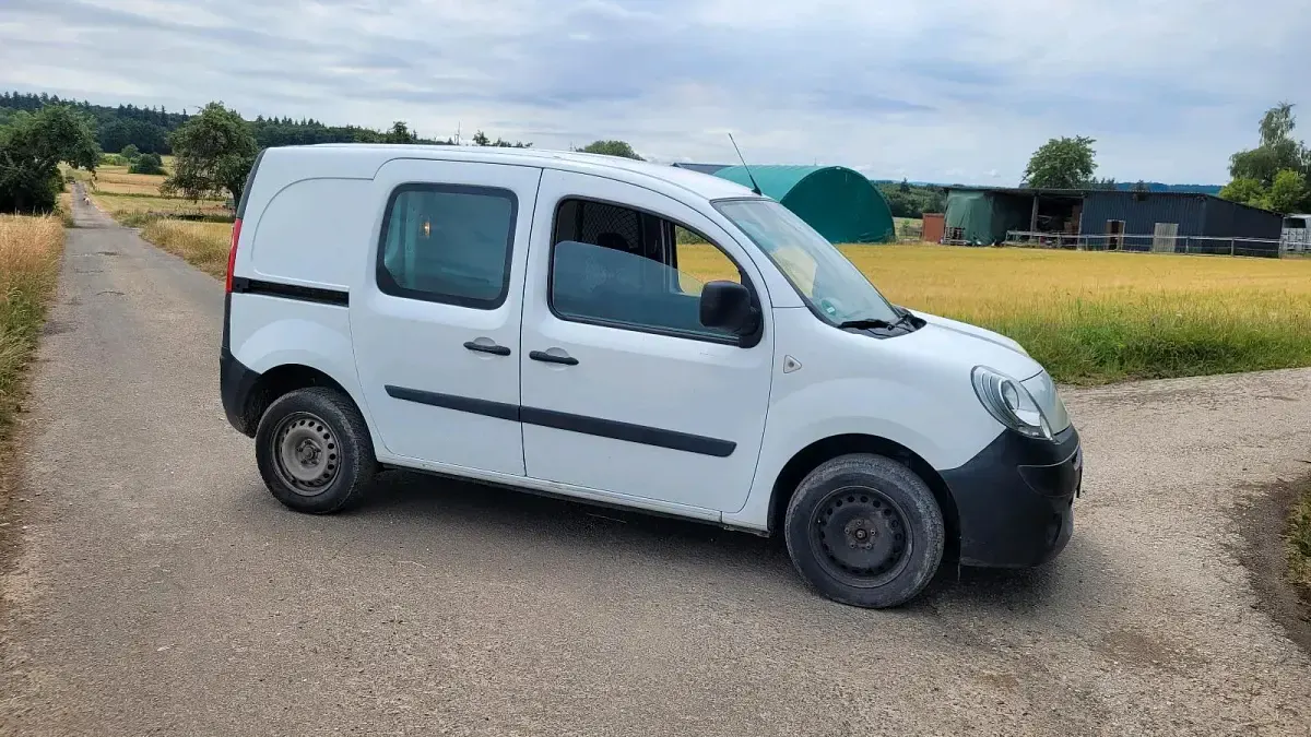 Gebraucht Renault Kangoo 90 PS (66 kW) 2008 Weiß Van / Kleinbus
