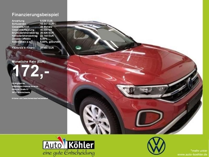 Gebraucht VW T-Roc Style 150 PS (110 kW) 2024 Kings red SUV