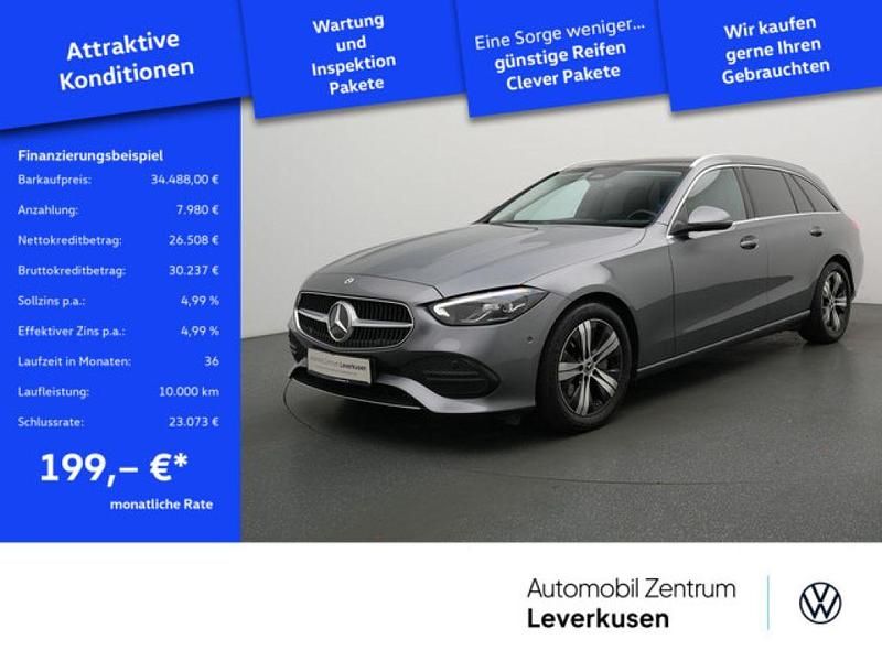 Grau Gebraucht 2022 Mercedes C200 Avantgarde Kombi | 34.480 € (Teuer) - Bild 1/4