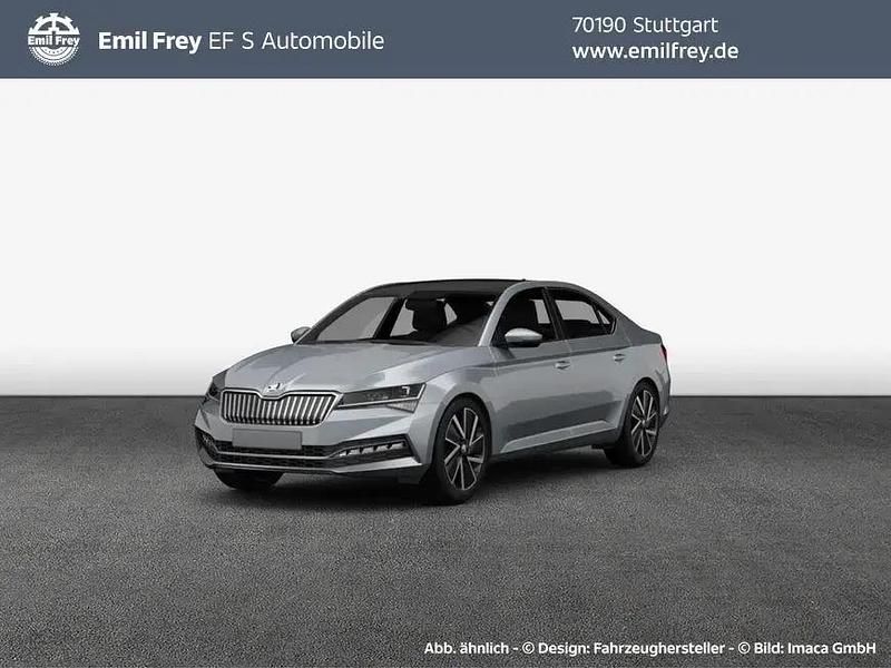 Brilliant silver metallic Gebraucht 2022 Skoda Superb Ambition Kombi | 23.890 € (Guter Preis) - Bild 1/4