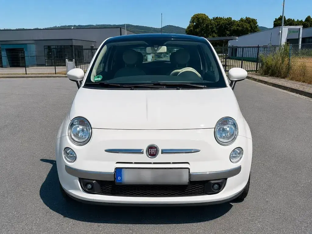 Gebraucht Fiat 500 Lounge 69 PS (50 kW) 2010 Weiß