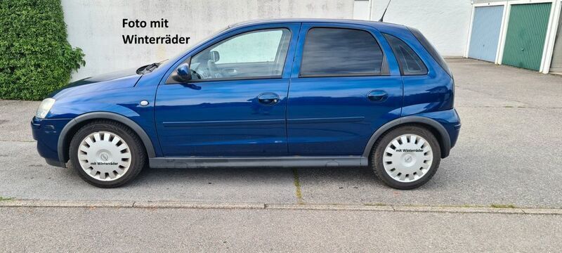 Blau Gebraucht 2005 Opel Corsa Limousine | 999 € (Guter Preis) - Bild 1/4