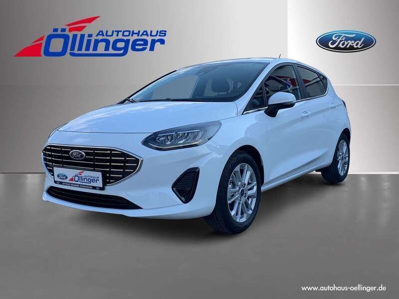 Frostweiß Gebraucht 2023 Ford Fiesta Titanium Kleinwagen | 19.990 € (Fairer Preis) - Bild 1/4