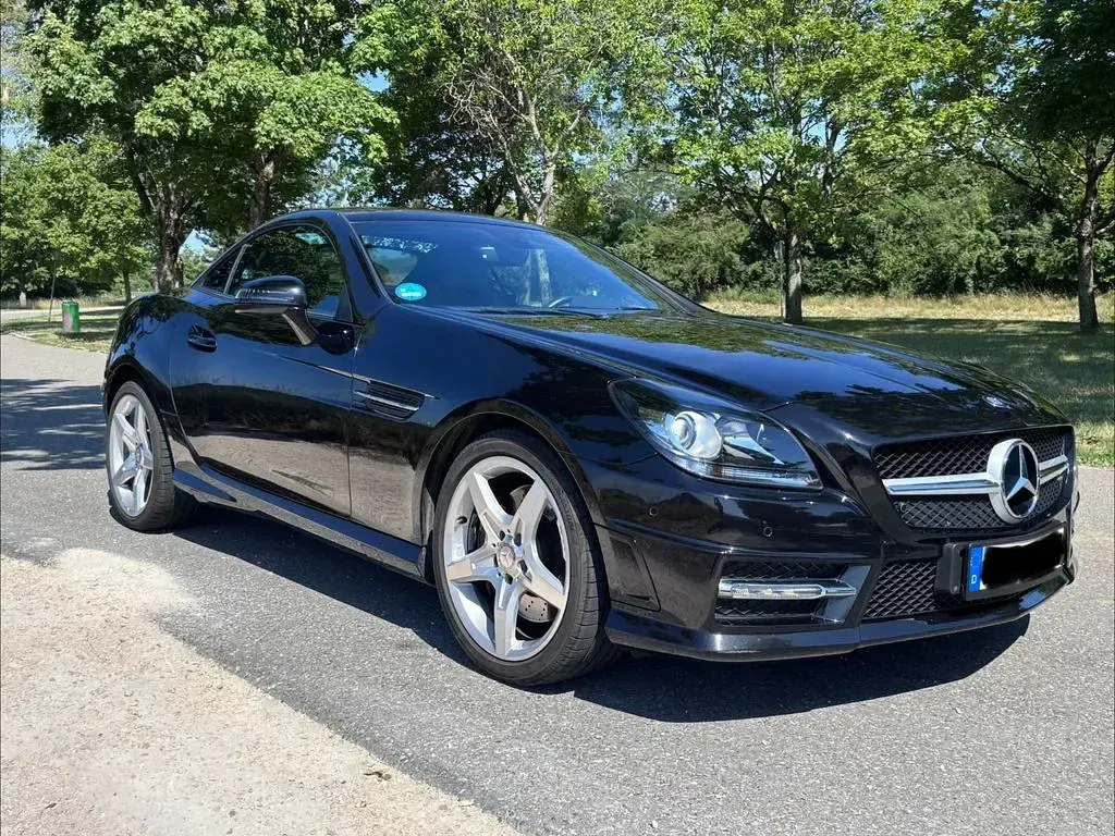 Gebraucht Mercedes SLK200 184 PS (135 kW) 2014 Schwarz Cabrio