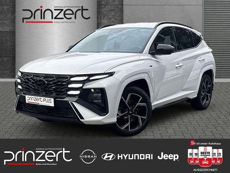 Atlas white / sol Gebraucht 2024 Hyundai Tucson N Line SUV | 34.470 € (Guter Preis) - Bild 1/4