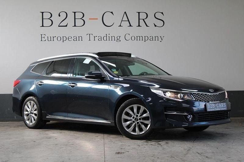 Gebraucht Kia Optima Edition 7 141 PS (103 kW) 2017 Blau Kombi