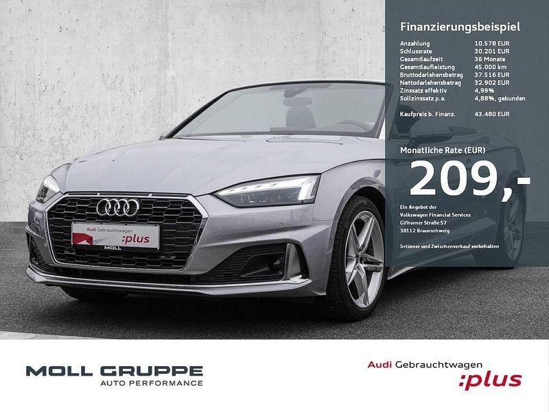 Schwarz Gebraucht 2024 Audi A5 Cabriolet Advanced Plus Cabrio | 43.480 € (Superpreis) - Bild 1/4