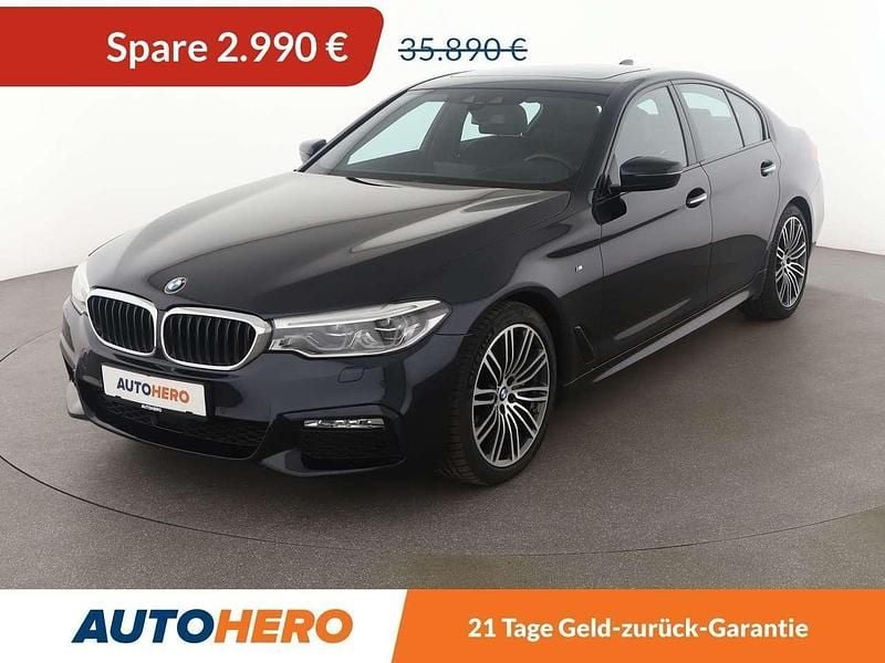 Carbonschwarz Gebraucht 2018 BMW 530 M Sport Limousine | 32.900 € (Guter Preis) - Bild 1/3