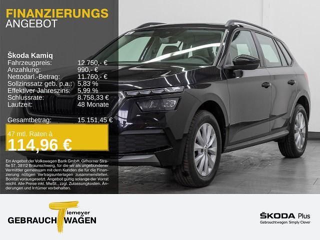 Schwarz Gebraucht 2021 Skoda Kamiq Ambition SUV | 12.750 € (Guter Preis) - Bild 1/4