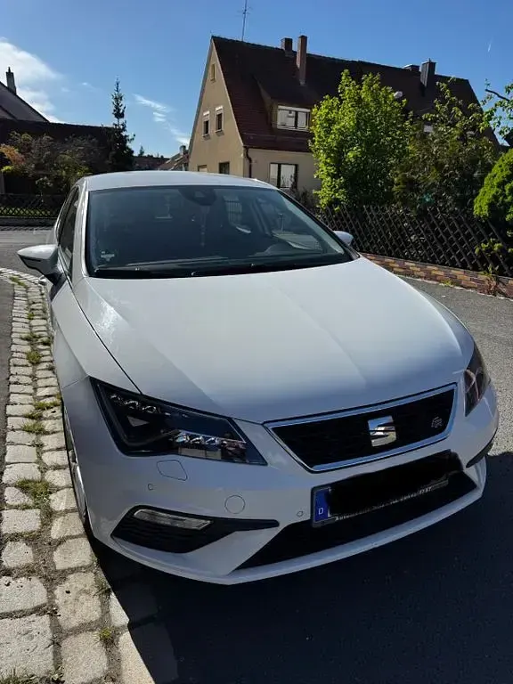 Usata Seat Leon FR 184 CV (135 kW) 2017 Bianco Berlina