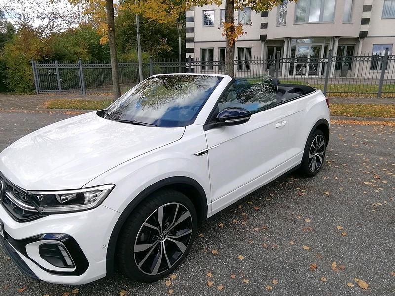 Weiß Gebraucht 2023 VW T-Roc Cabriolet Style Cabrio | 28.500 € (Guter Preis) - Bild 1/4