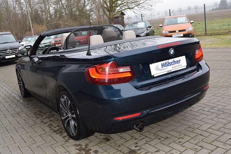 Gebraucht BMW 220 Sport Line 184 PS (135 kW) 2015 Blau Cabrio