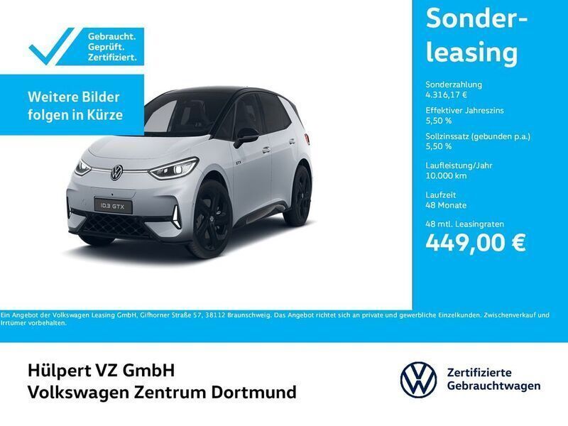 Silber Gebraucht 2024 VW ID.3 GTX Kleinwagen | 48.169 € - Bild 1/3